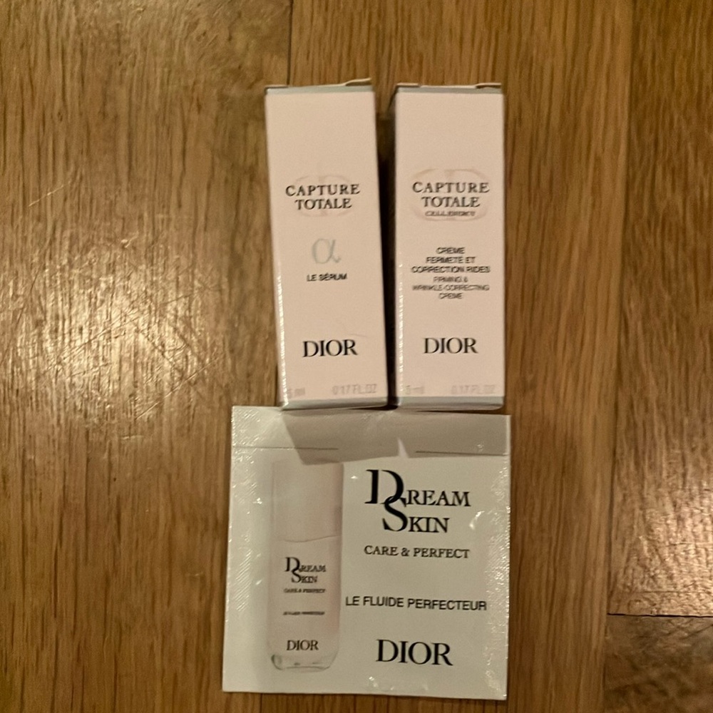 Dior Capture Totale + Dream Skin Trial size serums